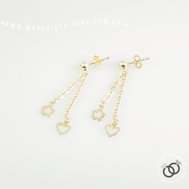 AROS FLOR Y CORAZON (PPL0162)