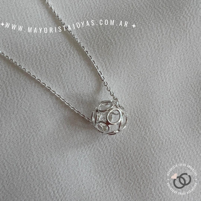 COLLAR PLATA LISA (PCL073)