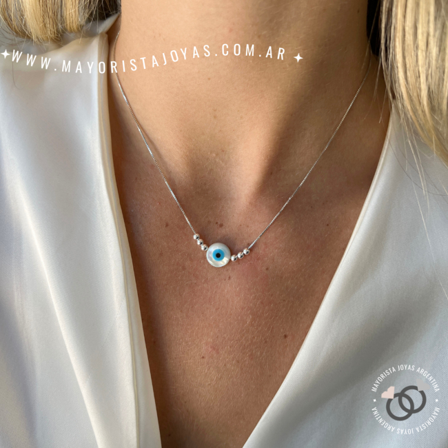 COLLAR PLATA LISA (PCL060)