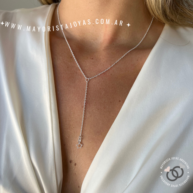 COLLAR PLATA LISA (PCL056)