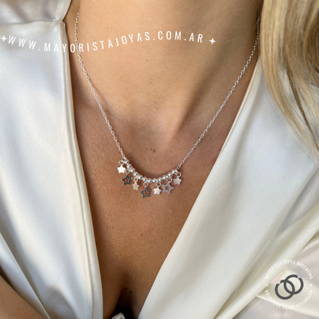 COLLAR PLATA LISA (PCL064)