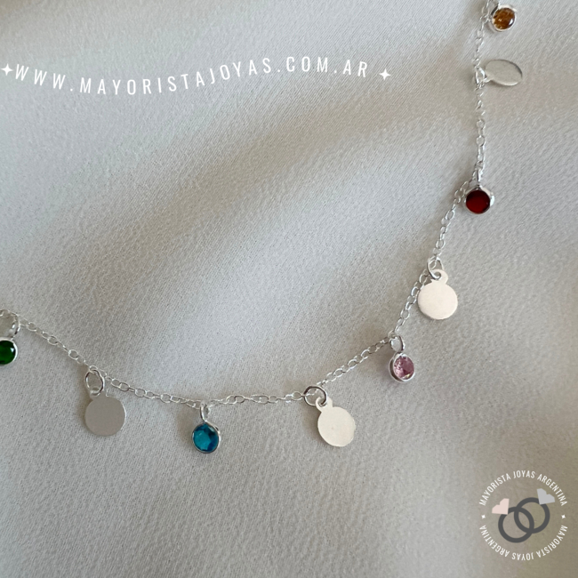 COLLAR PLATA Y CRISTAL (PCC049)