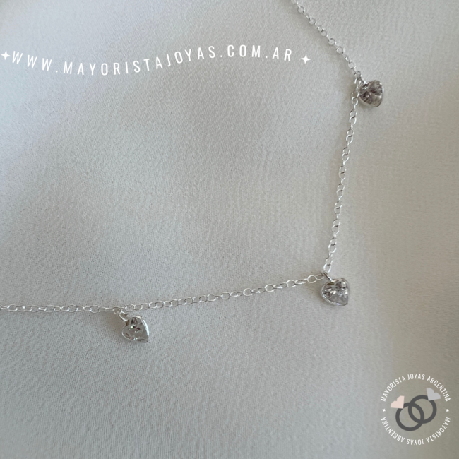 COLLAR PLATA Y CRISTAL (PCC057)