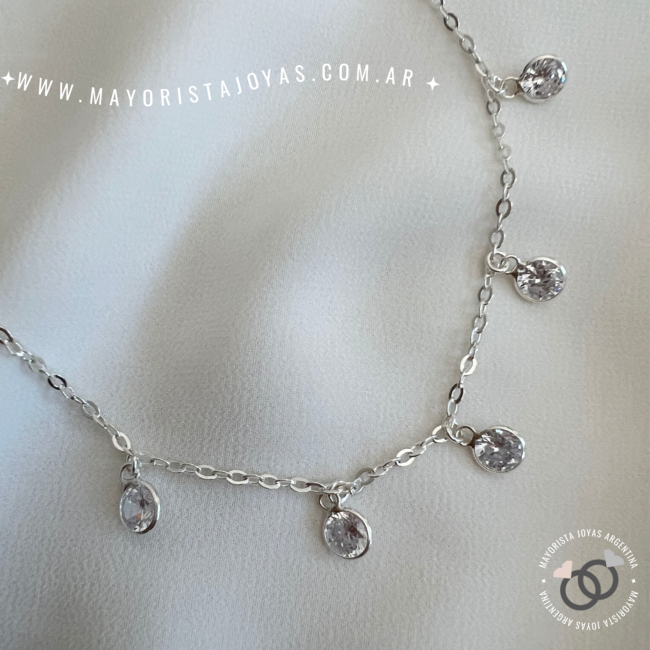 COLLAR PLATA Y CRISTAL (PCC0063)