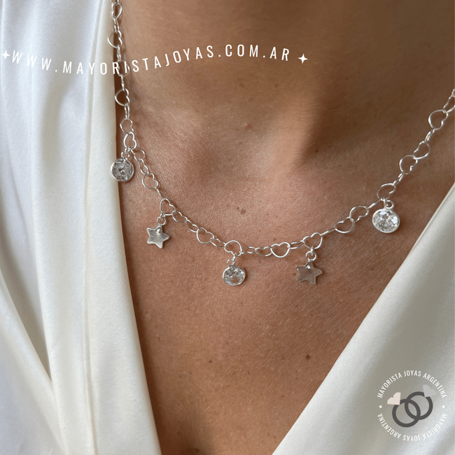 COLLAR PLATA Y CRISTAL (PCC065)