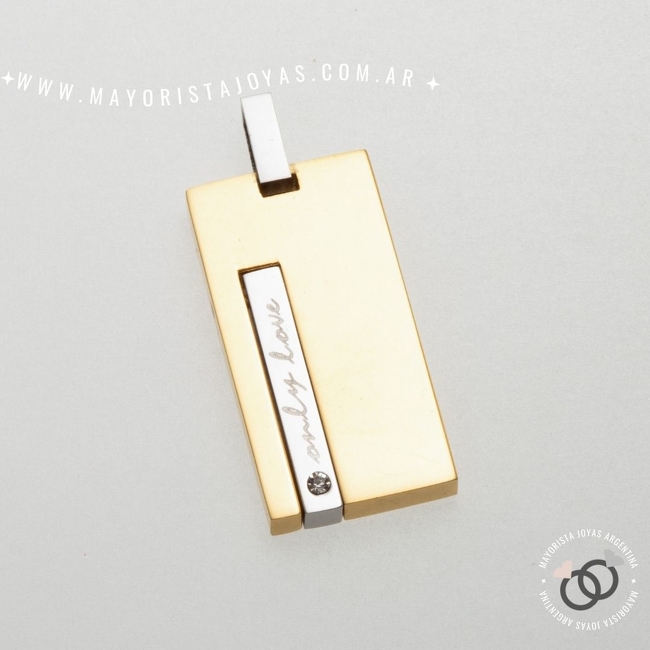 DIJE ACERO DORADO(DAD168)