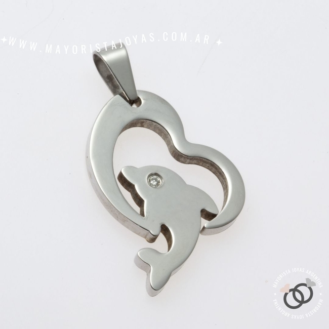 DIJE ACERO LISO (DAL080)