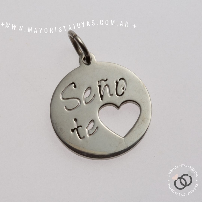 DIJE ACERO LISO (DAL184)