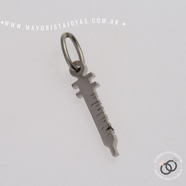 DIJE ACERO LISO (DAL190)