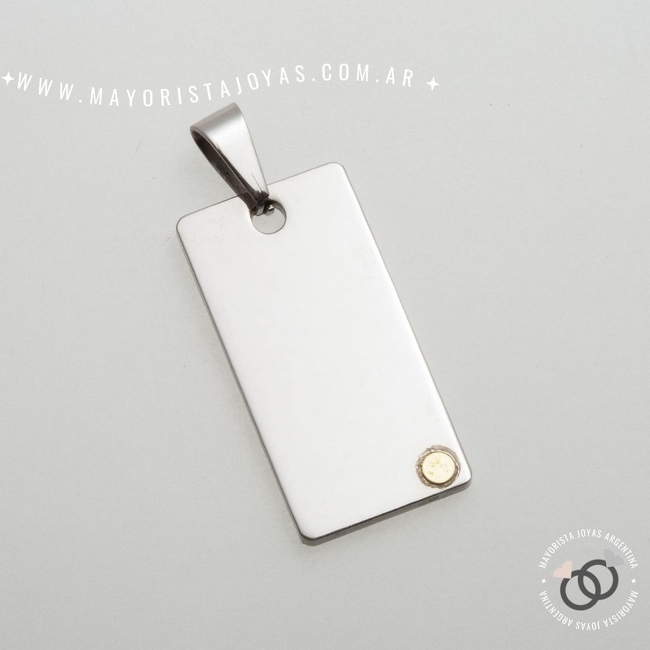 DIJE ACERO LISO (DAL423)