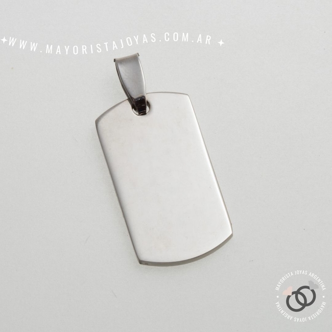 DIJE ACERO LISO (DAL430)