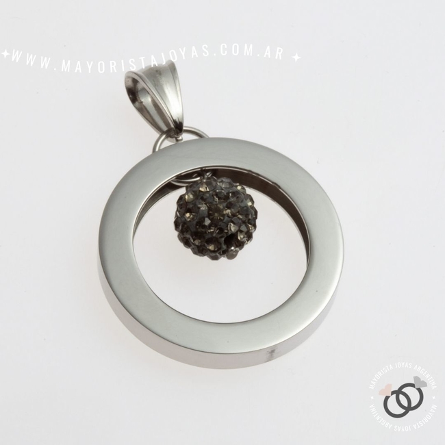 DIJE ACERO PIEDRA (DAP192)