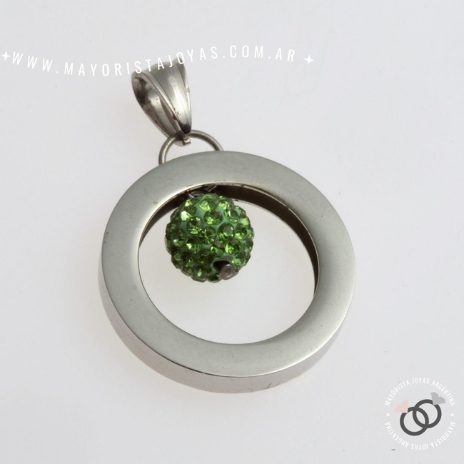 DIJE ACERO PIEDRA (DAP193)