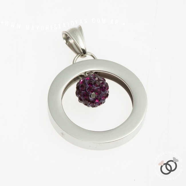 DIJE ACERO PIEDRA (DAP194)