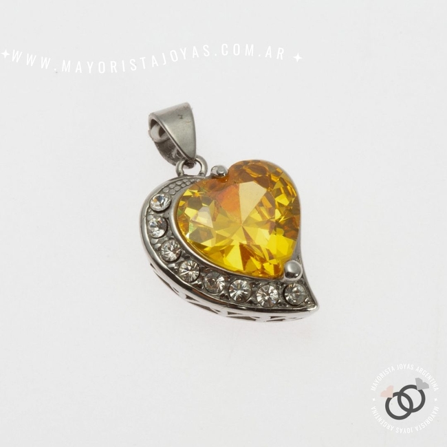 DIJE ACERO PIEDRA  (DAP236)