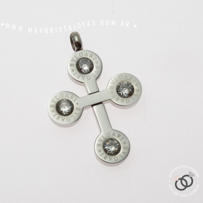 DIJE ACERO PIEDRA  (DAP246)