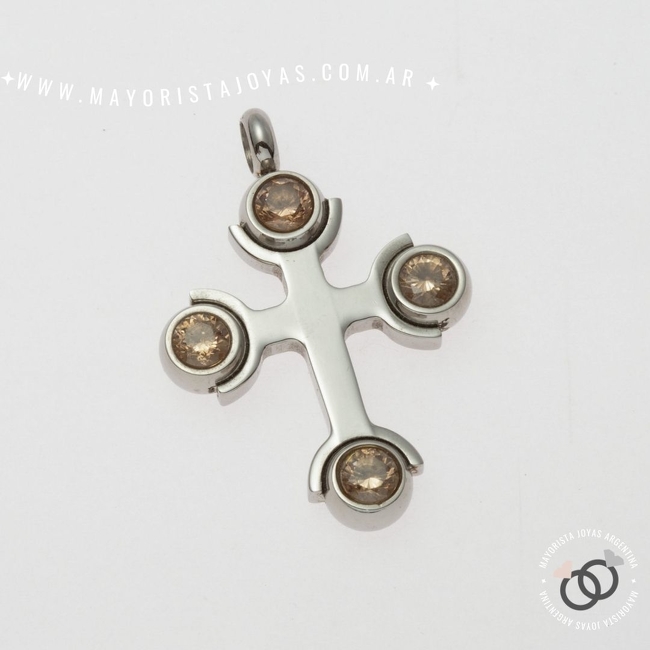 DIJE ACERO PIEDRA  (DAP247)