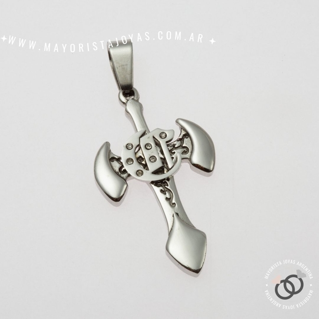 DIJE ACERO PIEDRA  (DAP248)