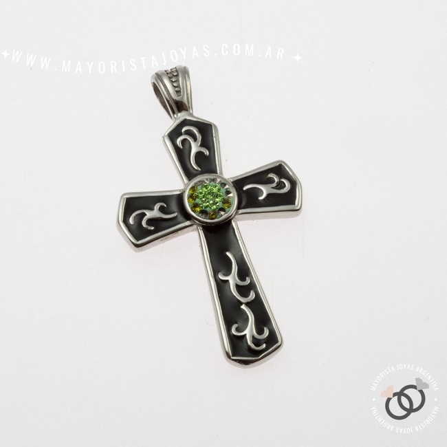 DIJE ACERO PIEDRA  (DAP249)