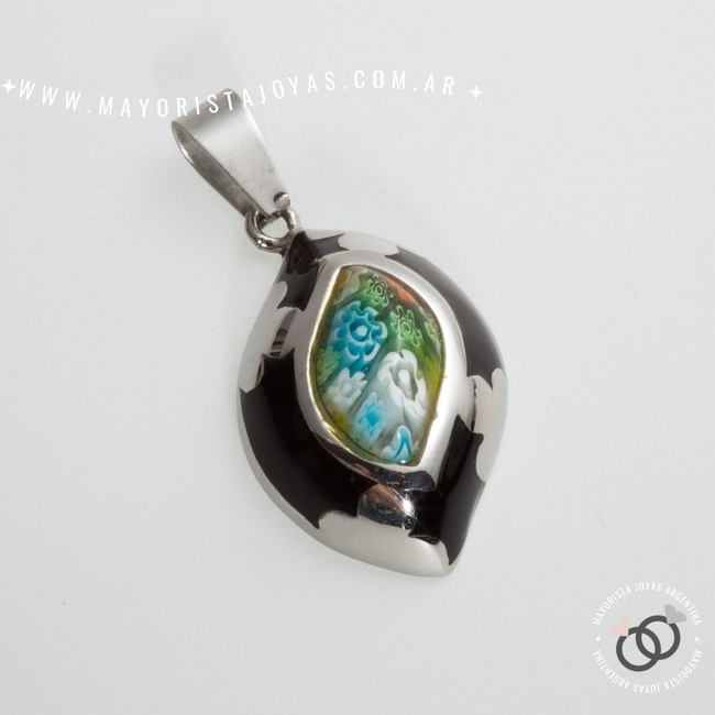 DIJE ACERO PIEDRA  (DAP287)