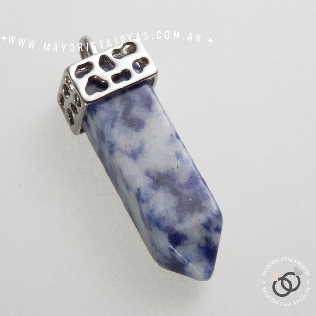 DIJE ACERO PIEDRA  (DAP296)