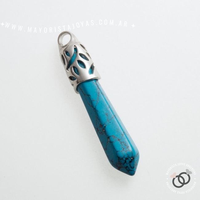 DIJE ACERO PIEDRA  (DAP298)