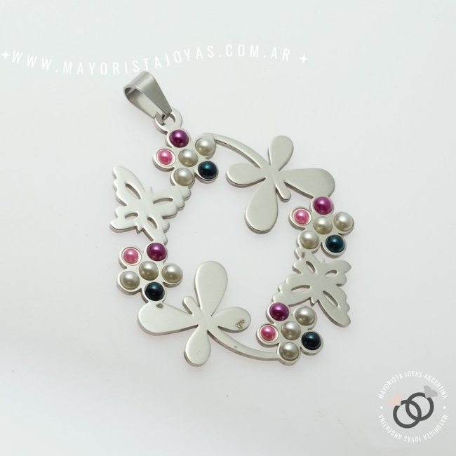 DIJE ACERO PIEDRA  (DAP310)