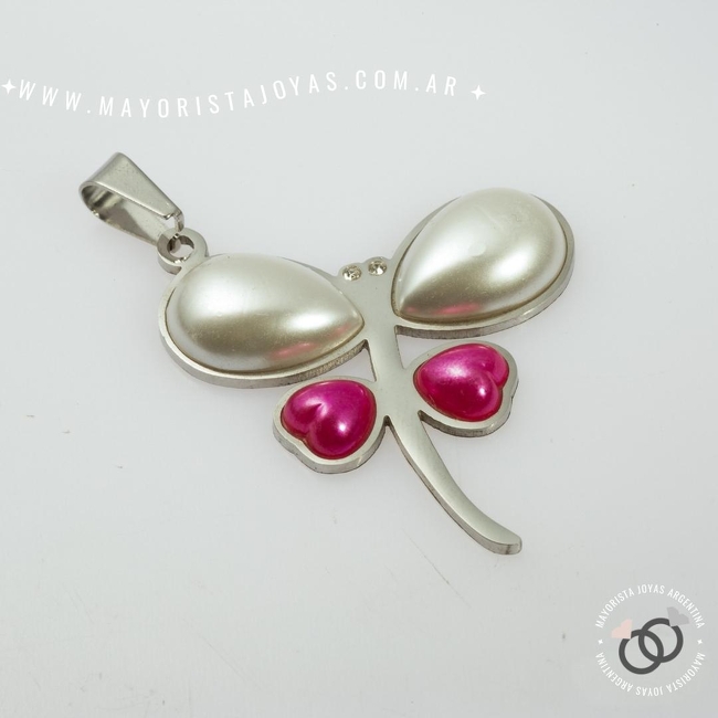 DIJE ACERO PIEDRA  (DAP314)