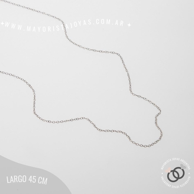 CADENA PLATA 45 CM (PCI0072)