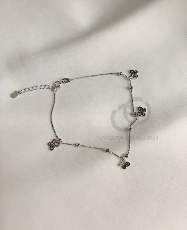 TOBILLERA MARIPOSITAS (TPL006)
