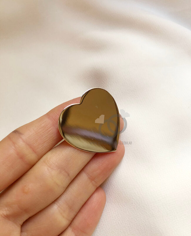 DIJE CORAZON LISO (PDL027)