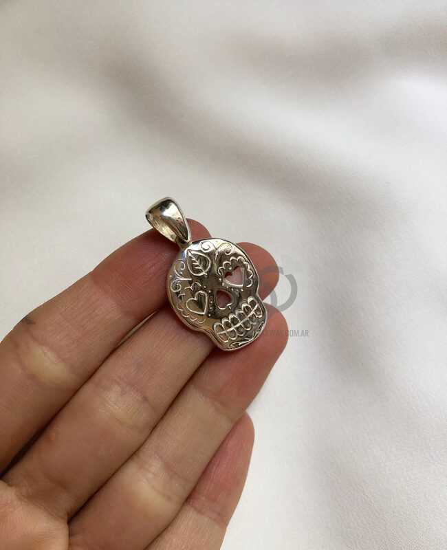 DIJE CALAVERA CALADA (PDL0003)