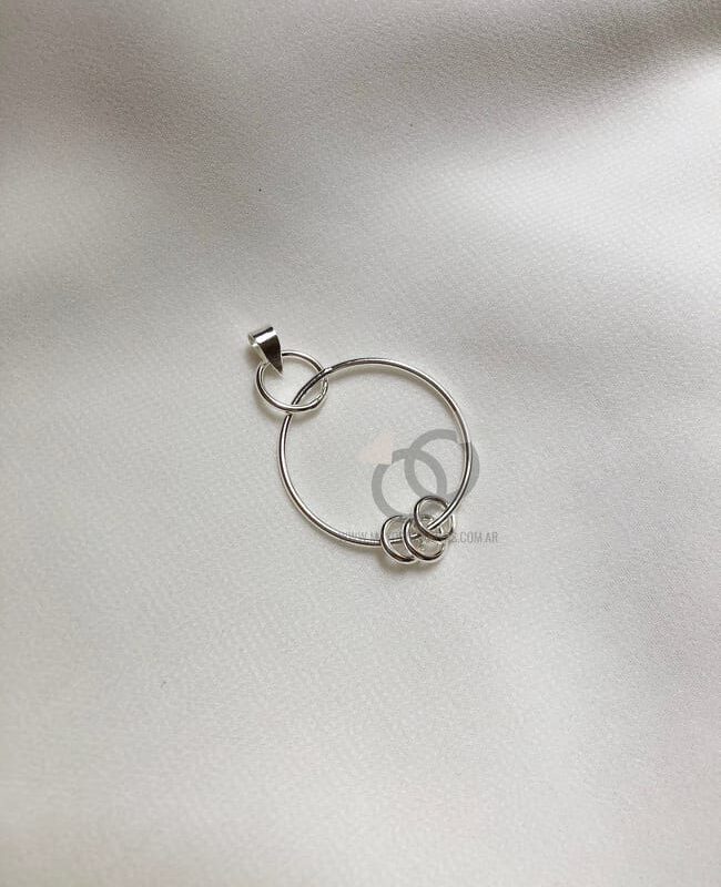 DIJE CIRCULOS DIJECITOS (PDL007)