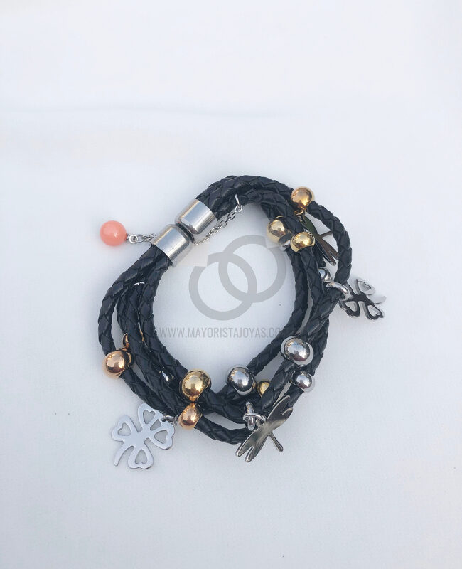 PULSERA CUERO ( 6156)