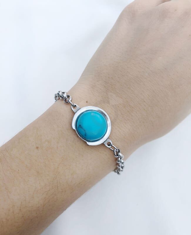 Pulsera de Acero con Asterismo(6267)