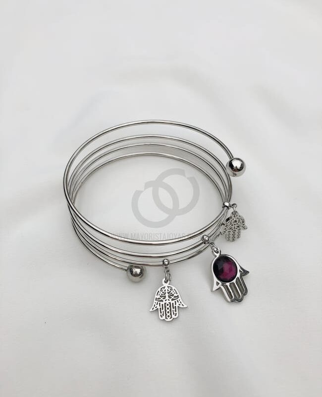 PULSERA ACERO RIGIDA (6008)