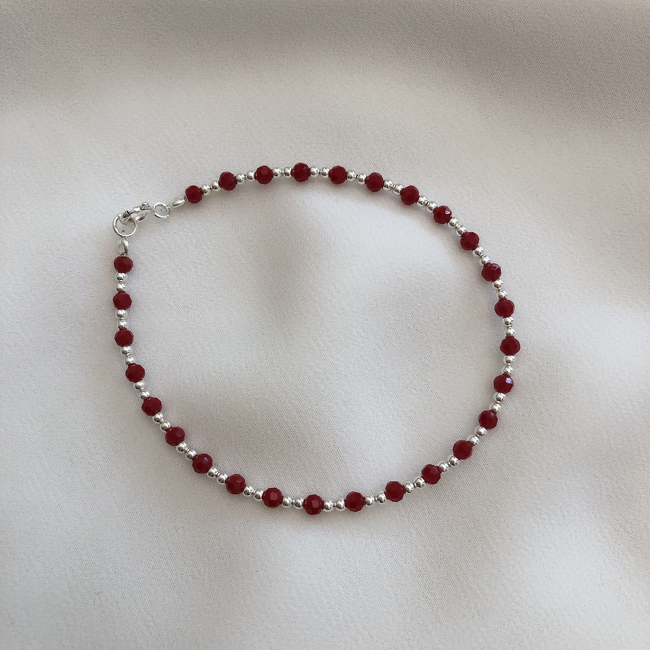 PULSERA PLATA Y CRISTAL (PBC101)