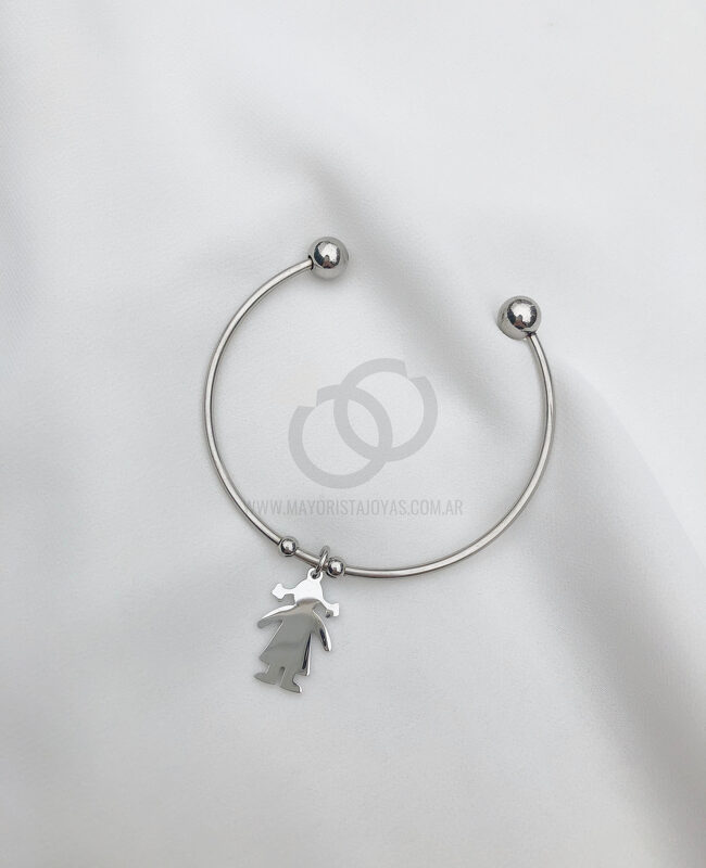 PULSERA ACERO RIGIDA (6043)