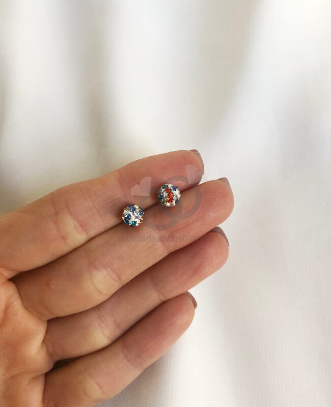 AROS DE ACERO CON MICROCRISTAL (5410)