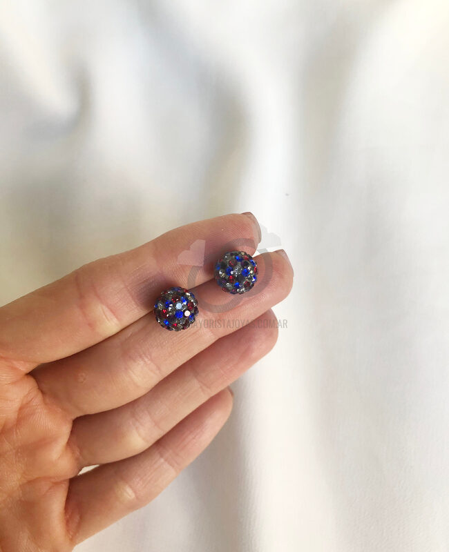 AROS DE ACERO CON MICROCRISTAL (5414)