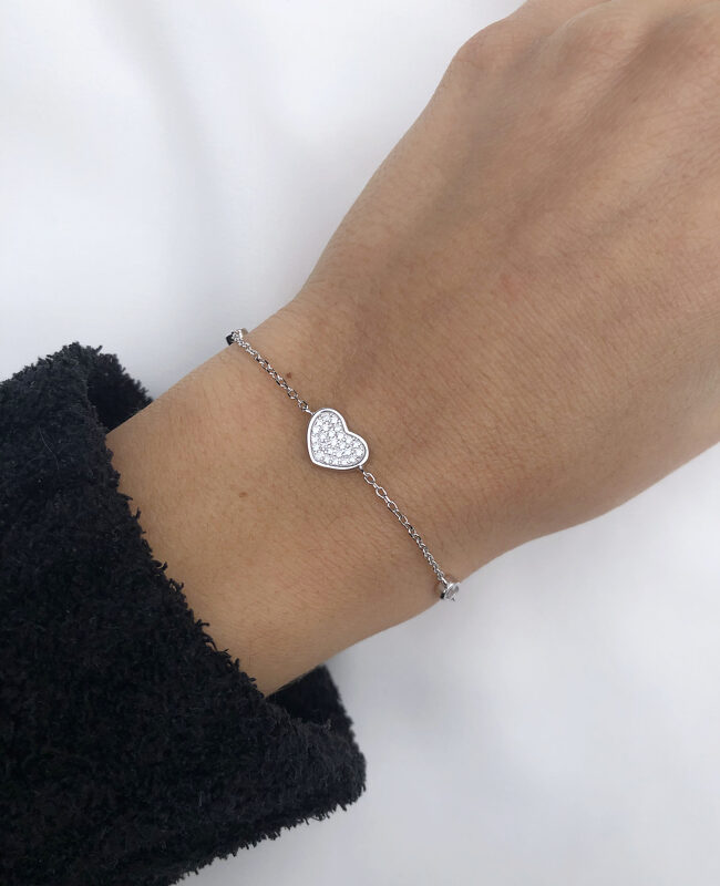 PULSERA PLATA Y ZIRCON (PBZ0022)