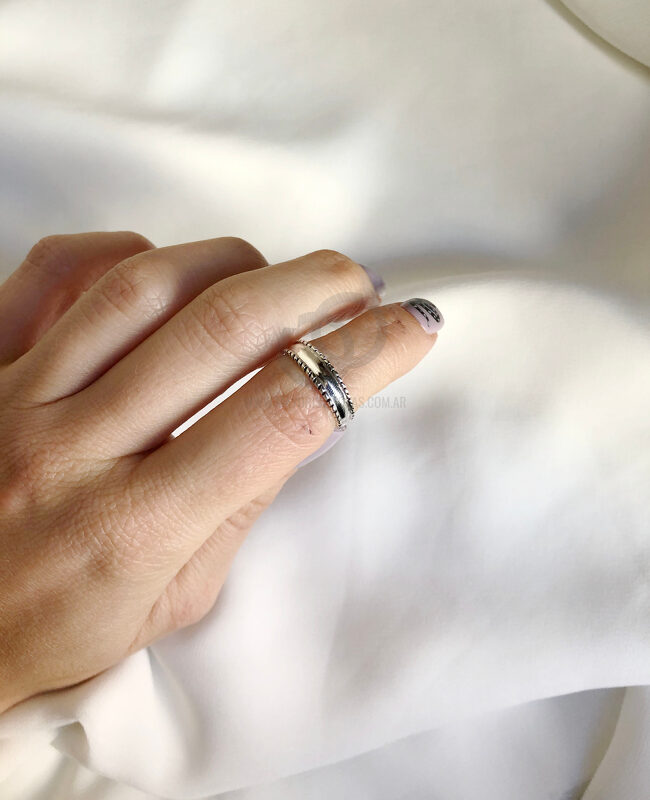 ANILLO MIDI PLATA LISA (PAL152)