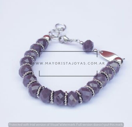 PULSERA CON ASTERISMO Y ACERO(6802)