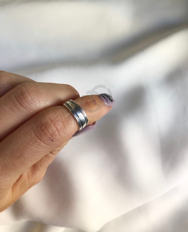 ANILLO MIDI PLATA LISA (PAL148)