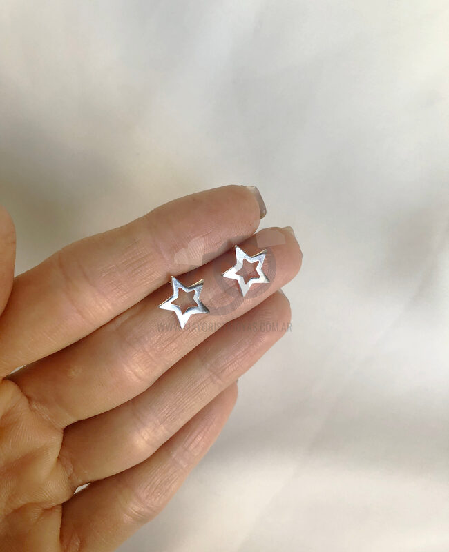 AROS PLATA  ESTRELLAS (PPF0051)