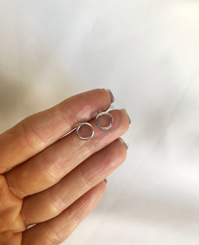 ARO PLATA CIRCULOS (PPF0055)