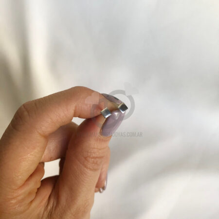 ARO PLATA CUADRADITO (PPF0047)