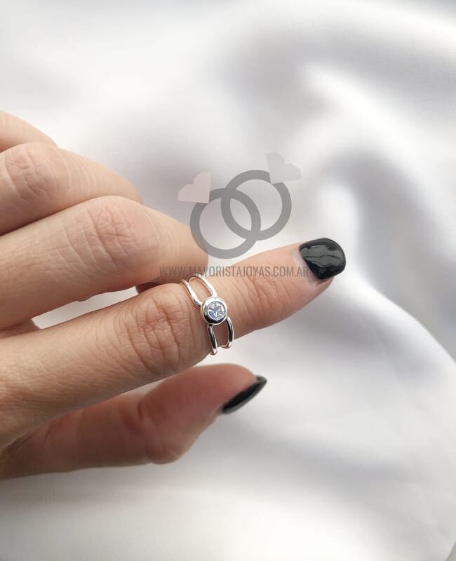 ANILLO MIDI CUBIC BLANCO (PAC031)