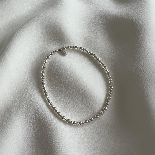 PULSERA PLATA LISA (PBL095)