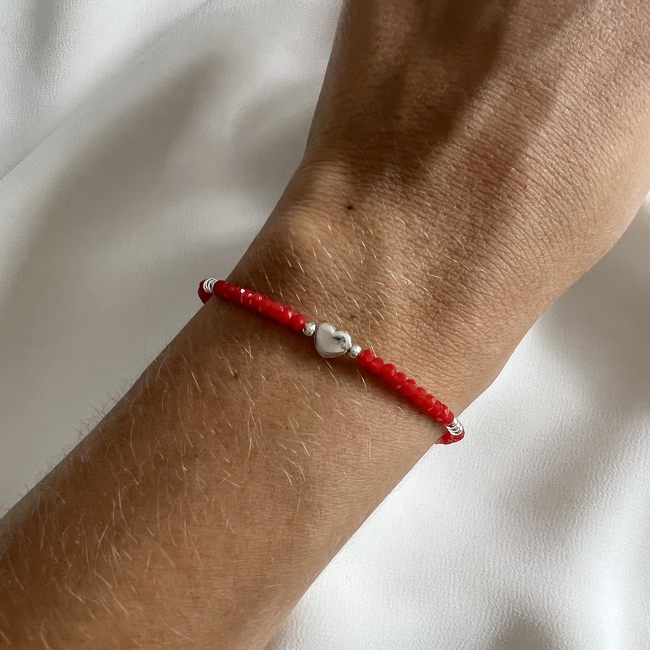 PULSERA PLATA Y CRISTAL (PBC0148)